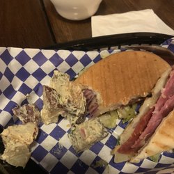 Sallyforth Taproom - Italian Sandwich, potato salad, and veggie Mac  YUM!!
