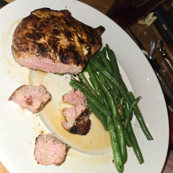 Seasons 52 - Wood-Grilled Dry-Rubbed Pork Chop - New American Near Me - Albuquerque, New Mexico