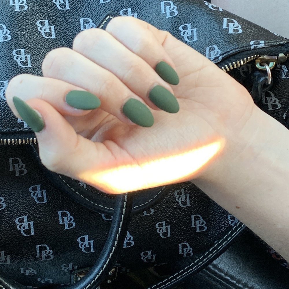 Sky Nails - Olive green matte #210 - Nail Salons Near Me - San Bruno, California Sky Nails - Olive green matte #210 - Nail Salons Near Me - San Bruno, California