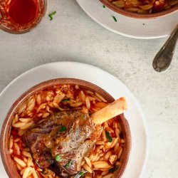 Parthenon Restaurant  - Lamb Youvetsi (with orzo)