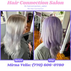 Hair Connection - A touch of purple, a touch of magic.
Un toque de violeta, un toque de magia.