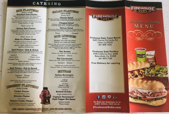 Menu photo 1 Firehouse Subs Bakersfield, CA Menu photo 1 Firehouse Subs Bakersfield, CA