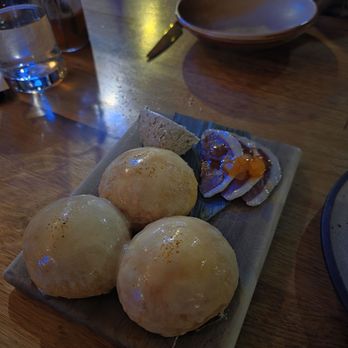 Mineral - Bread, truffle butter, duck prosciutto - Noodles Near Me - Toronto, Ontario Mineral - Bread, truffle butter, duck prosciutto - Noodles Near Me - Toronto, Ontario