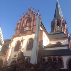 Stiftskirche St. Peter und Alexander - My sister and I passed by this church and we just had to take a picture of it!