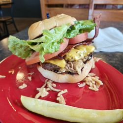 The Hearthstone Oven - Maple Bacon Jam Burger