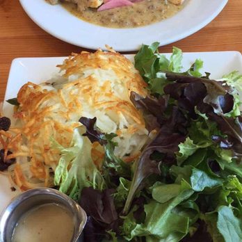 The Buttered Tin - Not so "loaded" hash browns with awkward side salad (don't get). Friend got the biscuits and gravy (not bad but not amazing). - Bakeries Near Me - Saint Paul, Minnesota The Buttered Tin - Not so "loaded" hash browns with awkward side salad (don't get). Friend got the biscuits and gravy (not bad but not amazing). - Bakeries Near Me - Saint Paul, Minnesota