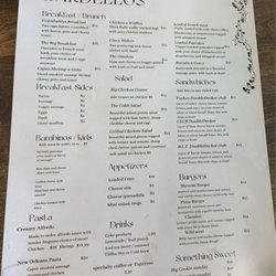 Bardellos - Menu