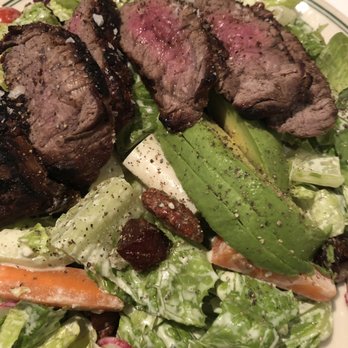 Manny's Steakhouse - House chopped salad with a petite filet topper - Steakhouses Near Me - Minneapolis, Minnesota Manny's Steakhouse - House chopped salad with a petite filet topper - Steakhouses Near Me - Minneapolis, Minnesota