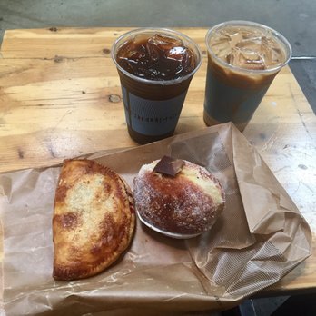 Intelligentsia Coffee - Cold brew, oat milk latte, fresh berry hand pie and chickory cream donut. - Coffee & Tea Near Me - Venice, California