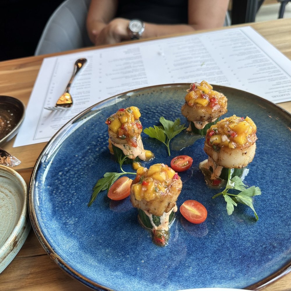 Spicy scallops Spicy scallops