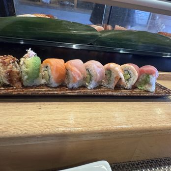 Sakae Sushi - Rainbow roll - Japanese Near Me - Burlingame, California Sakae Sushi - Rainbow roll - Japanese Near Me - Burlingame, California