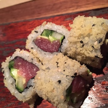 Uchi Dallas - Spicy crunchy tuna amazing roll - Japanese Near Me - Dallas, Texas Uchi Dallas - Spicy crunchy tuna amazing roll - Japanese Near Me - Dallas, Texas
