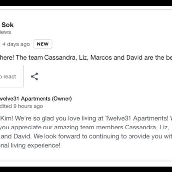 Twelve31 - Review from a Kim Sok timed right after my 1 star review saying they incentivize reviews - Apartments Near Me - West Covina, California Twelve31 - Review from a Kim Sok timed right after my 1 star review saying they incentivize reviews - Apartments Near Me - West Covina, California