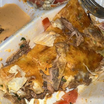 Michi Tacos - Plastic inside of the quesadilla - Tacos Near Me - Menifee, California