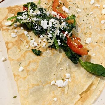 Crepes de Paris - Veggie Spinach Crepe - Creperies Near Me - Palm Springs, California Crepes de Paris - Veggie Spinach Crepe - Creperies Near Me - Palm Springs, California