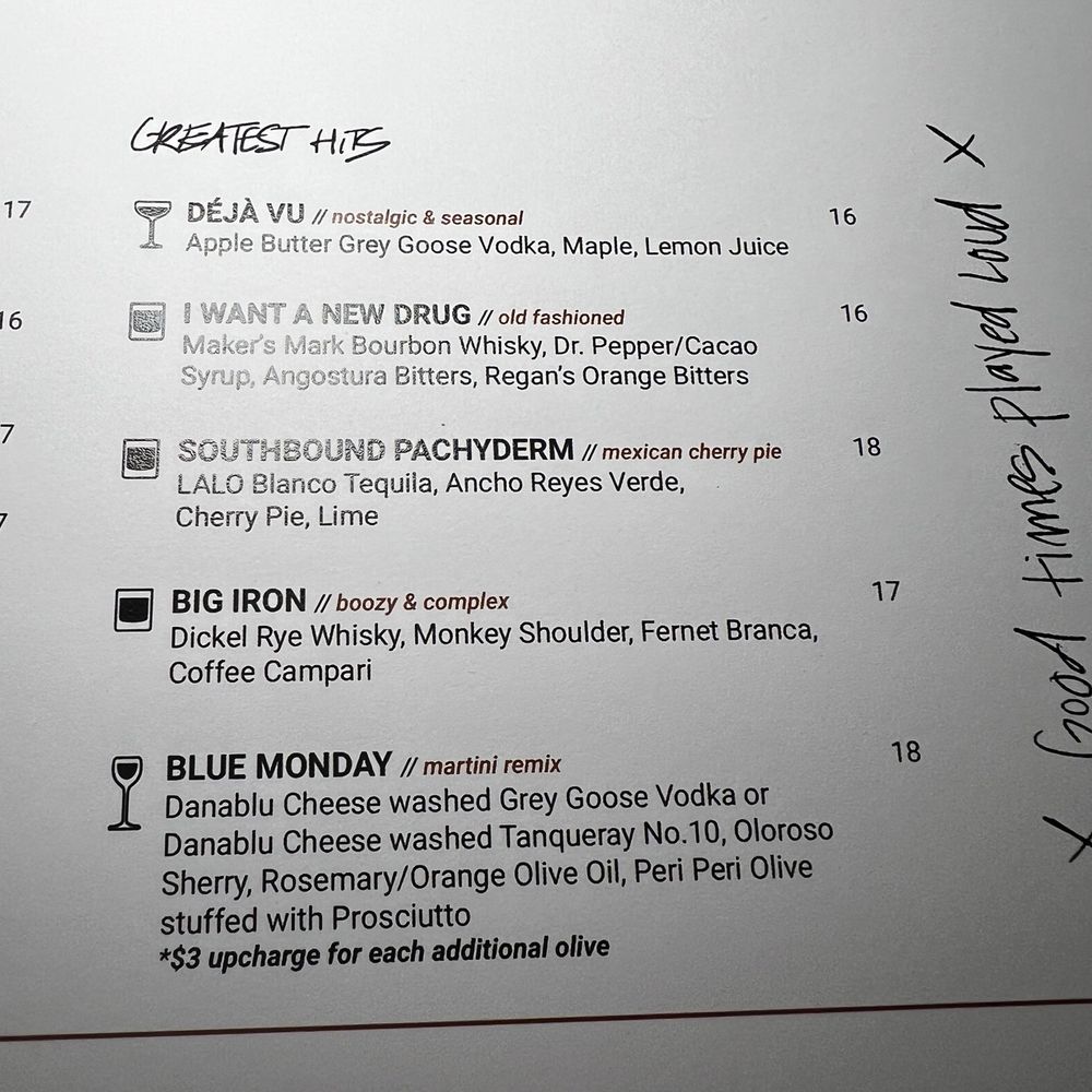 VINYL - Menu - New American Near Me - Charlotte, North Carolina VINYL - Menu - New American Near Me - Charlotte, North Carolina