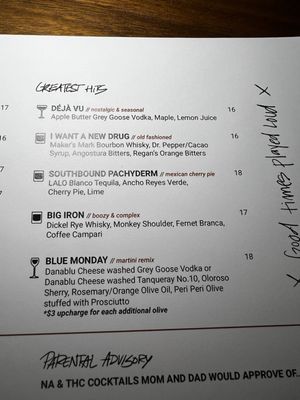 Menu photo 4 VINYL Charlotte, NC Menu photo 4 VINYL Charlotte, NC