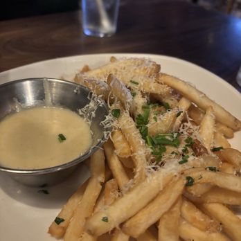 Eureka! - Truffle Cheese Fries.. sooo good! Love the cheese dips - American Near Me - Roseville, California