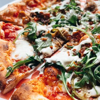 Red Bird Brewing - a closeup of a pizza - Breweries Near Me - Kelowna, British Columbia