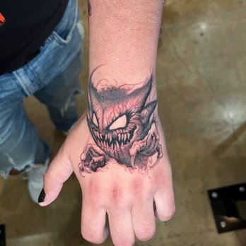 Chapter One Tattoo - Haunter tattoo done in a more gothic/haunted style. - Tattoo Near Me - San Diego, California Chapter One Tattoo - Haunter tattoo done in a more gothic/haunted style. - Tattoo Near Me - San Diego, California