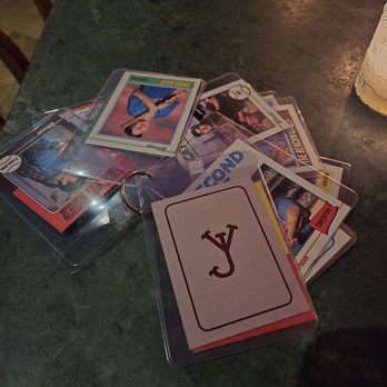 Young Joni - This is the cocktail list of baseball cards - Pizza Near Me - Minneapolis, Minnesota