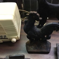 Cornerstone Family Market - Cast iron rooster door stop