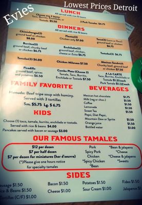 Menu photo 8 Evie's Tamales Detroit, MI Menu photo 8 Evie's Tamales Detroit, MI