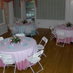 Dedham Community House - Haven Hall set up for a rental.  Call for availability.