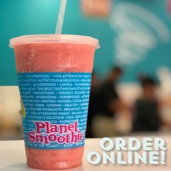 Planet Smoothie - Order online at express.planetsmoothie.com or via the Planet Smoothie app.