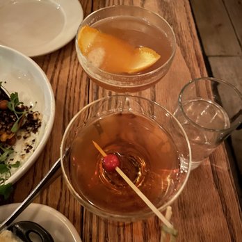 Freemans - Two gorg whiskey cocktails - Breakfast & Brunch Near Me - New York, New York