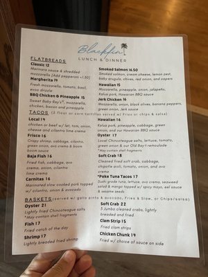 Menu photo 5 Blackfin Chincoteague, VA