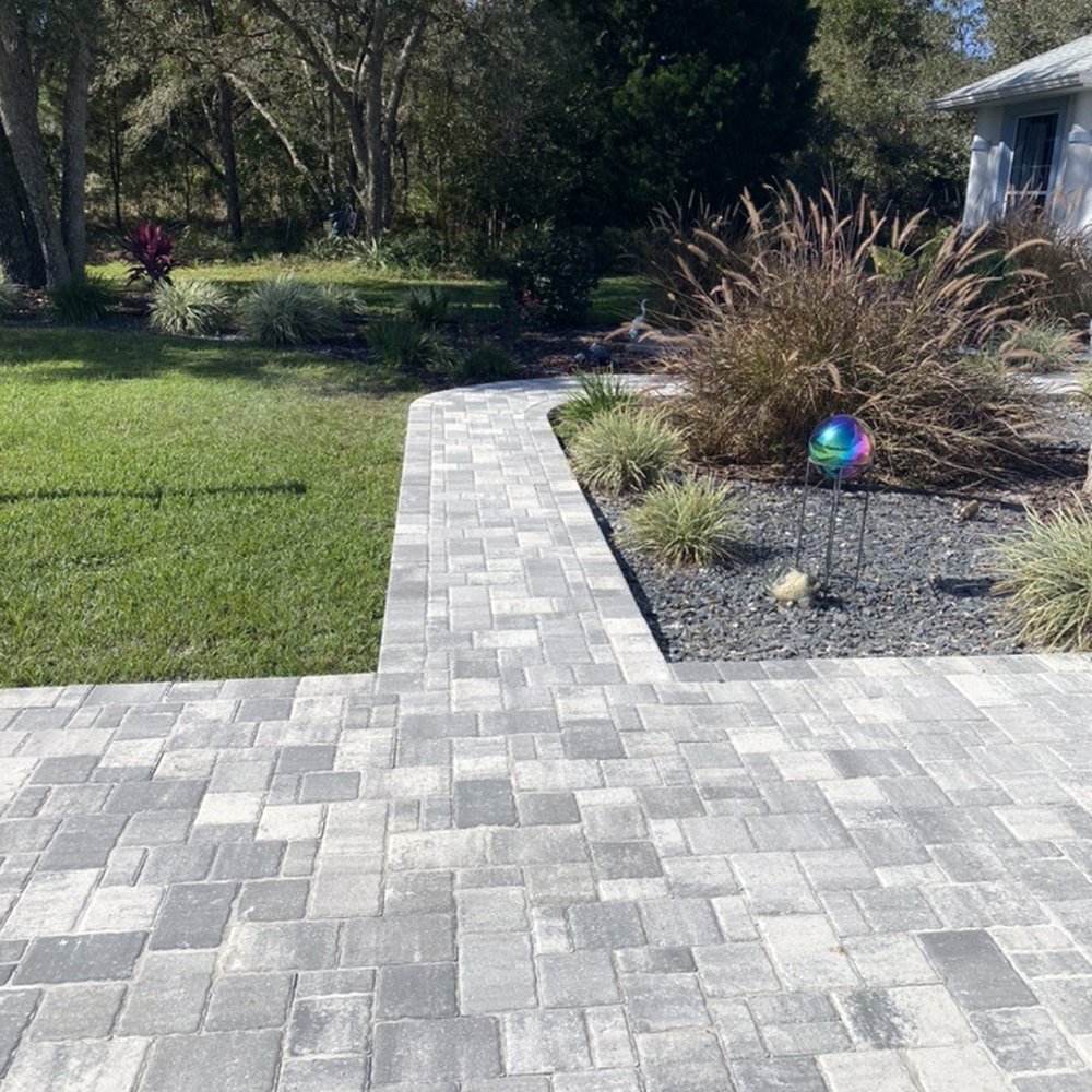 Ocala Pavers - a walkway in a front yard - Landscaping Near Me - Ocala, Florida Ocala Pavers - a walkway in a front yard - Landscaping Near Me - Ocala, Florida