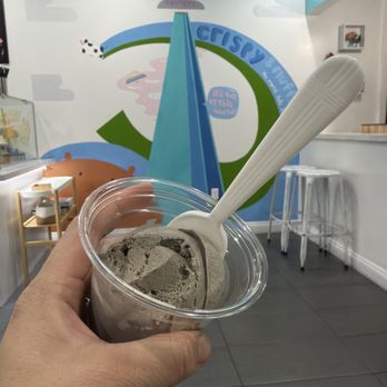 Crispy & Fluffed - Black Sesame - Desserts Near Me - El Monte, California