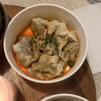 3 Times - B7. Shrimp wontons in chili oil 6 - Shanghainese Near Me - New York, New York 3 Times - B7. Shrimp wontons in chili oil 6 - Shanghainese Near Me - New York, New York