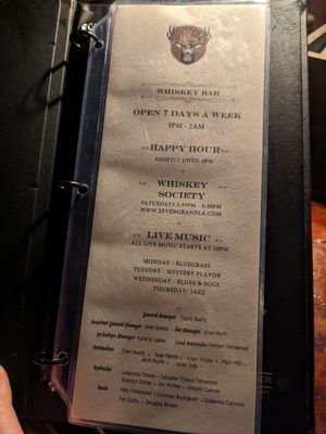 Menu photo 8 Seven Grand Los Angeles, CA Menu photo 8 Seven Grand Los Angeles, CA