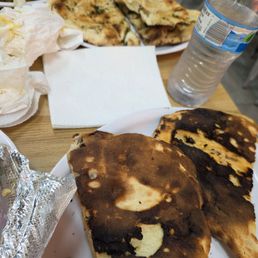 More burnt naans