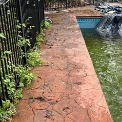Deck Wash-Before