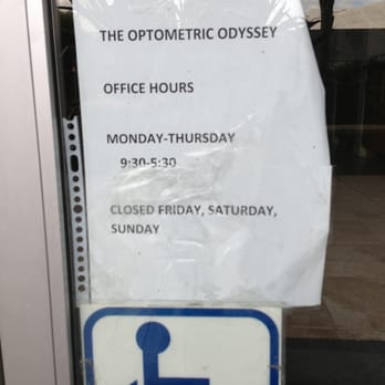 Optometric Odyssey - Their store hours - Optometrists Near Me - Santa Monica, California Optometric Odyssey - Their store hours - Optometrists Near Me - Santa Monica, California