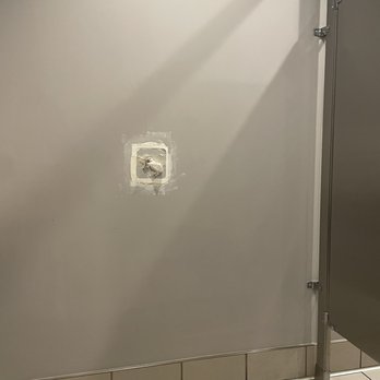 First Watch - This was the hole in the wall in the bathroom stall. Around the toilet was nasty and paper all over the floor. - Cafes Near Me - Franklin, Tennessee
