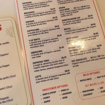 Creature's Plants and Coffee - Menu - Coffee & Tea Near Me - Los Angeles, California