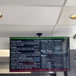 Tacos Time - Menu board #2