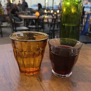 Giulia - The tiniest glass of wine (in comparison to their water glass) - Pizza Near Me - Ottawa, Ontario Giulia - The tiniest glass of wine (in comparison to their water glass) - Pizza Near Me - Ottawa, Ontario
