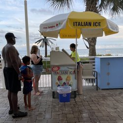 Ricciardi's Italian ice - Kiosk by the pool at Club Wyndham Ocean Boulevard (North Myrtle Beach)