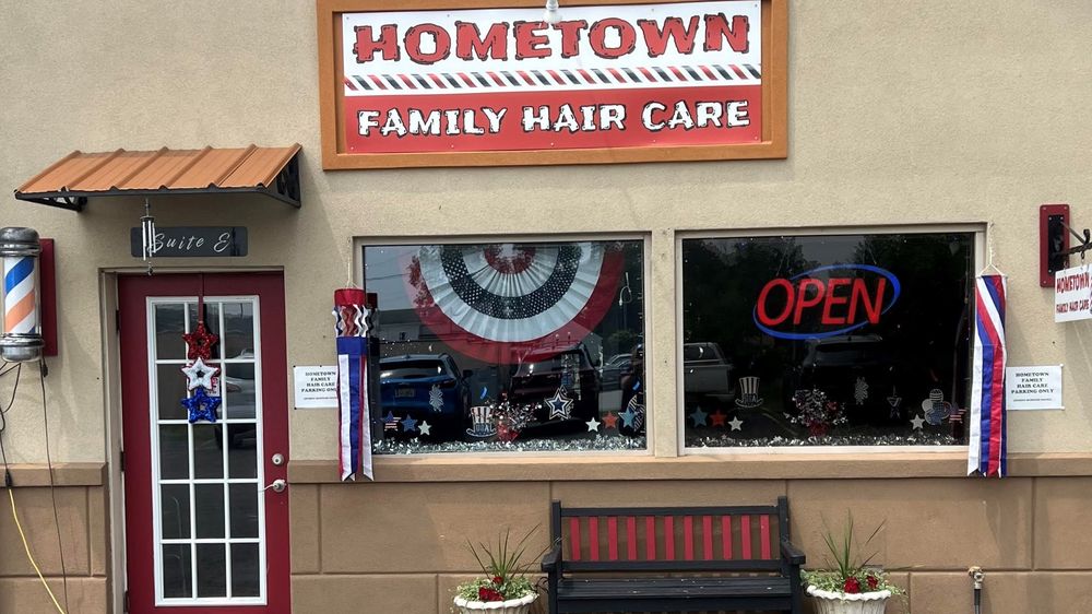 Hometown Family Hair Logo