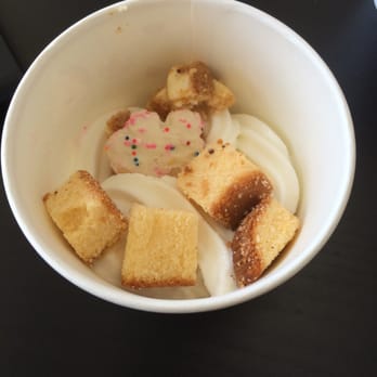 Tutti Frutti - Cheesecake+Coconut FroYo with pound cake and cheesecake bites and most importantly one animal cookie. - Ice Cream & Frozen Yogurt Near Me - Spring, Texas Tutti Frutti - Cheesecake+Coconut FroYo with pound cake and cheesecake bites and most importantly one animal cookie. - Ice Cream & Frozen Yogurt Near Me - Spring, Texas