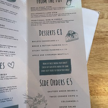The Boxty House - New menu - Irish Near Me - Dublin, D The Boxty House - New menu - Irish Near Me - Dublin, D