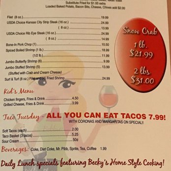 Bobbie's Place - Menu2 - Bars Near Me - Raymore, Missouri