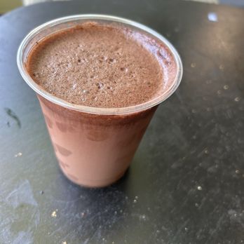Mojo's Village Cafe - iced mocha with all my annoying modifications. Delicious!!!!! - Coffee & Tea Near Me - Cambria, California