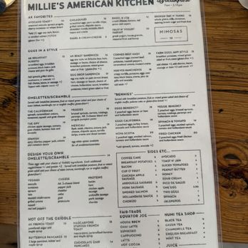 Millie's American Kitchen - Breakfast & Brunch Near Me - Lafayette, California
