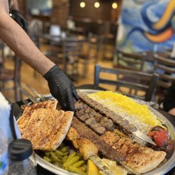 Ehsani's Hot Kabob - The platter for four